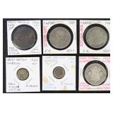 Great Britain Silver Coins 3+ Ounces of Silver con