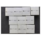 Canada Silver Dollars Group of 10 1980s issues in
