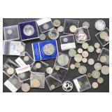 Worldwide Silver Coins with varying Silver content