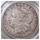 US Coins 1896-S Morgan Silver Dollar Graded XF40 b