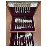 Sterling Silver 45 piece Gorham Melrose Silverware
