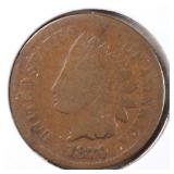 US Coins 1870 Indian Head Cent, circulated