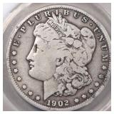 US Coins 1902-S Morgan Silver Dollar Graded VG10 b