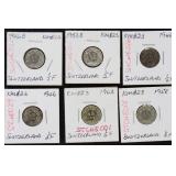 Switzerland Silver Coins 3+ Ounces of Silver conte