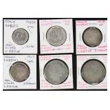 Worldwide Silver Coins 4+ Ounces in 24 coins with