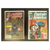Captain America and Related Comic Books 50+ in Bag