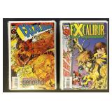Excalibur Marvel Comic Books, 39 total in Bags in