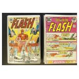 Flash DC Comic Books, 33 total in Bags in Boards,