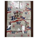 5 Boxes Sealed of 1992 NFL All World Cards, some s