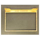Joe Tinker Vintage Sales Marketing frame, metal wi