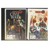 Civil War Marvel Comic Books, 41 total in Bags in