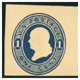 US Stamps Cut Square #U110 Mint full corner, 1874