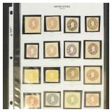 US Stamps Cut Squares #U58-U73 Mint complete set o