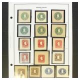 US Cut Squares 1903-1916 Mint collection on pages,