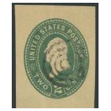US Stamps Cut Square #U309 Used 1887 Washington on