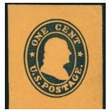 US Stamps Cut Square #U23 Mint with PF certificate