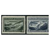 Liechtenstein Stamps Mint LH Zeppelin set CV $210