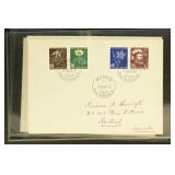 Switzerland Stamps #B187-B190 & B196-B200 (x2) Fir