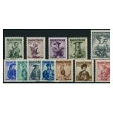 Austria Stamps #520-556 Mint NH Costumes CV $265