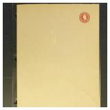 US Postal Stationery Mint 1930s era unfolded wrapp