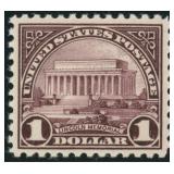 US Stamps #571 Mint NH nicely centered 1923 CV $70