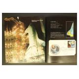 US Stamps 3 STS-8 Space flight covers in Post Offi