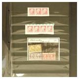 US EFO Stamps - Coils with Plate Numbers showing