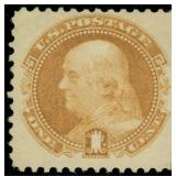 US Stamps #112 Unused No Gum, bright, sound, and f