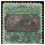 US Stamps #120 Used with neat cancel, light diagon