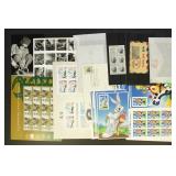 US Stamps accumulation incl $75+ Mint NH Face valu