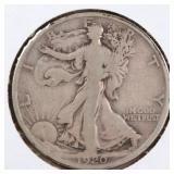 US Silver Coins 1920-D, 1920-S Walking Liberty Hal