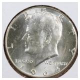 US Silver Coins 1964,65,66,67,68,69 Kennedy Half D