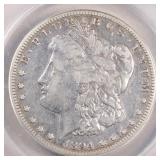 US Silver Coins 1894-S Morgan Dollar Graded ANACS