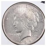 US Silver Coins 1924 Peace Dollar Circulated