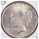 US Silver Coins 1923 Peace Dollar Circulated