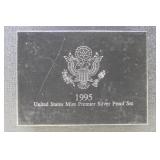 US Silver Coins 1995 Premier Silver Proof Set