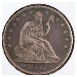 US Silver Coins 1853 Seated Liberty Half Dollar Ci