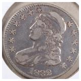 US Silver Coins 1832 Capped Bust Half Dollar Circu