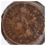 US Coins 1873, 1875, 1876, 1879 Indian Head Cent C