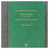 US Silver Coins 1916-1945 Mercury Dime Album (70 c
