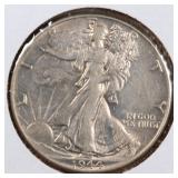 US Silver Coins 1944, 1944-D Walking Liberty Half