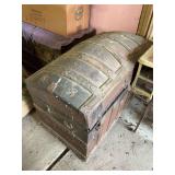 Vintage camel back trunk