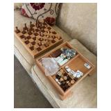 Wooden chess set