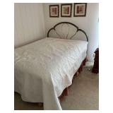 Full Sized Brass Bed