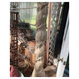 Miscellaneous; birdbath, fountains, decorative columns, satellite antenna