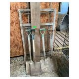 Four shovels and screen partition