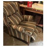 Striped reclining chair