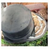 Plastic tub with water tank, plastic and miscellaneous tubs
