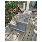Two step hot tub steps