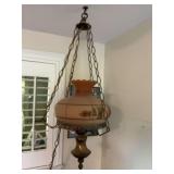 Hanging lamp, table lamps